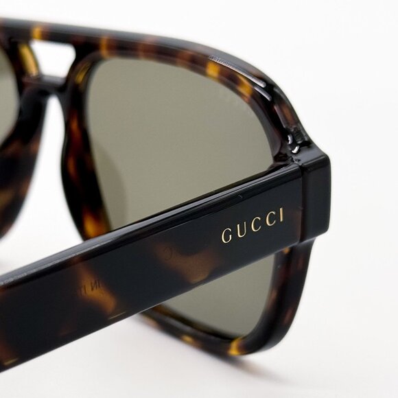 NEW GUCCI GG1342S 003 SUNGLASSES UNISEX HAVANA EYEWEAR - Picture 6 of 10